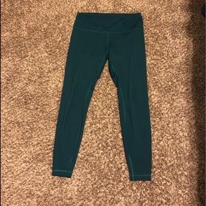 Lululemon Emerald Leggings PRICE NEGOTIABLE